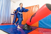 Katy Zachry turns Judo practice into playtime – ClubSweethearts – [3]