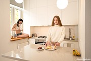 Lexy Montana & Bonnie Woods – Espresso and pussy before breakfast – ClubSweethearts – [1]