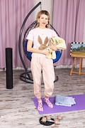Candy Rose enjoys naked yoga for her workout – WeAreHairy – [1]