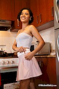 Mery O enjoys ice cream in her kitchen – WeAreHairy – [2]